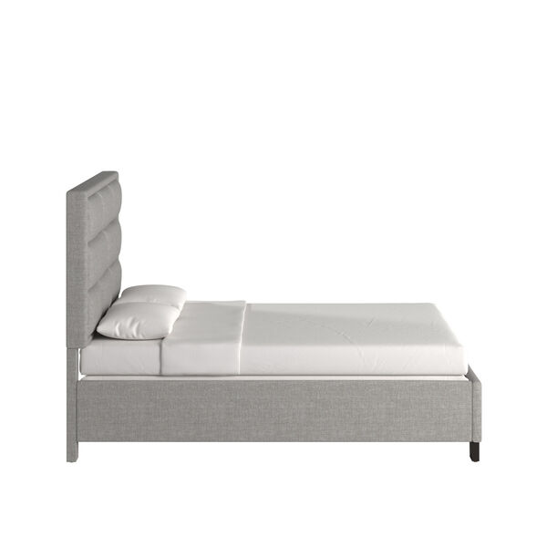 Skyler Gray Upholstered Queen Panel Bed, image 3